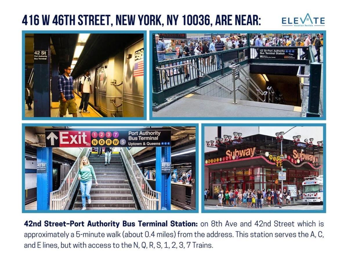 Elevate Apartment At Times Square - Cozy Studio In Times Square And Nearby Restaurants Ню Йорк Екстериор снимка